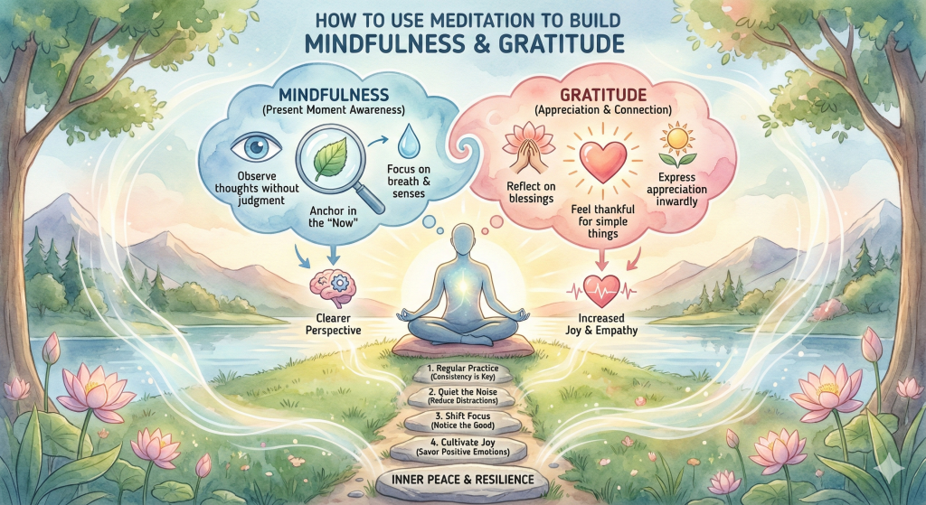 How to Use Meditation to Build Mindfulness and Gratitude
