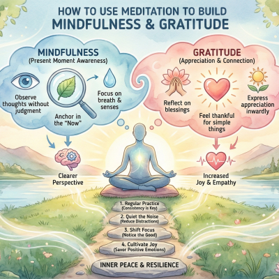 How to Use Meditation to Build Mindfulness and Gratitude